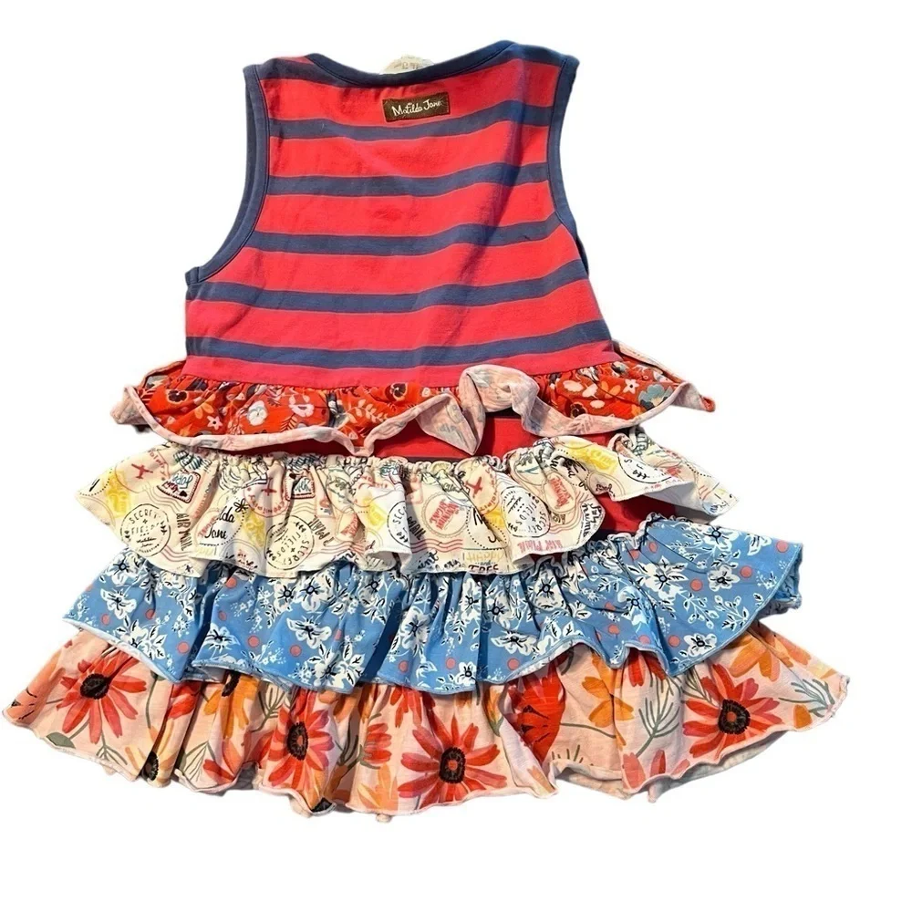 Girls Matilda Jane Wish You Were Here No Stopping Tunic size 6 sleeves